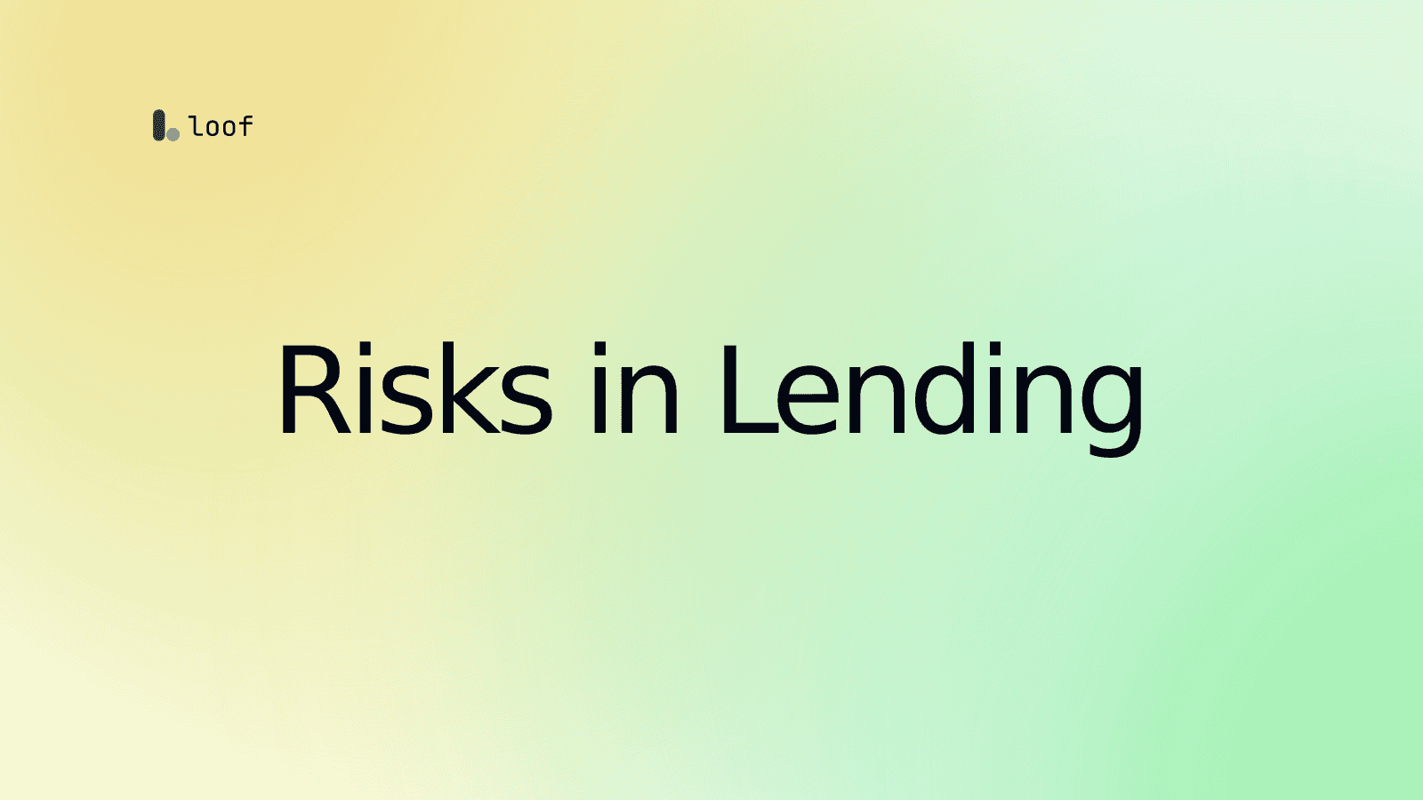 A Comprehensive Guide to Understanding Risks in DeFi Lending